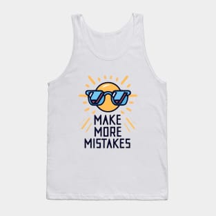 Make More Mistakes: Vibrant Summer Vibes with Sunglasses Tank Top